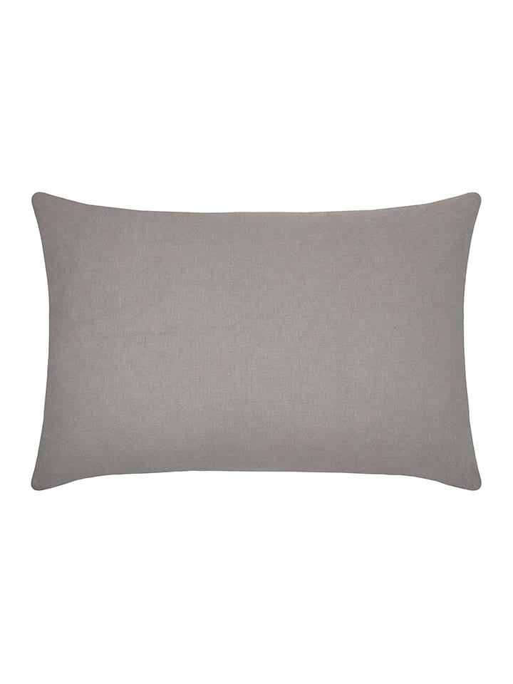 STOF France Poduszka "Aussois" w kolorze szaro-białym - 60 x 40 cm rozmiar: onesize