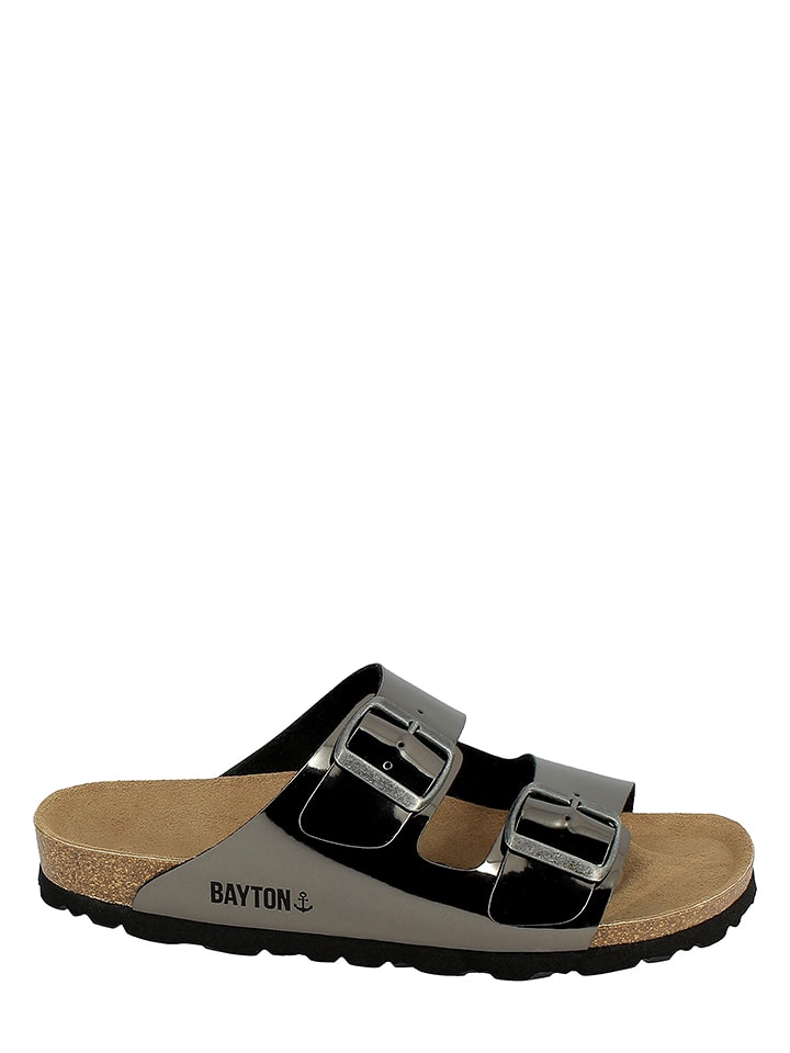 BAYTON Klapki "Atlas" w kolorze srebrnym rozmiar: 42