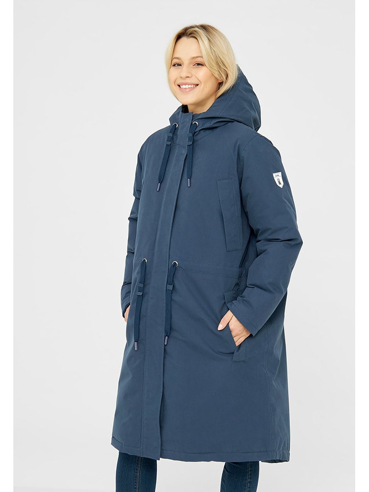 Derbe Płaszcz przejściowy w kolorze granatowym rozmiar: 40