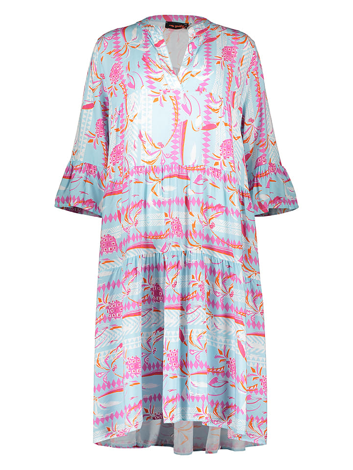 miss goodlife Sukienka w kolorze błękitno-różowym rozmiar: XXL