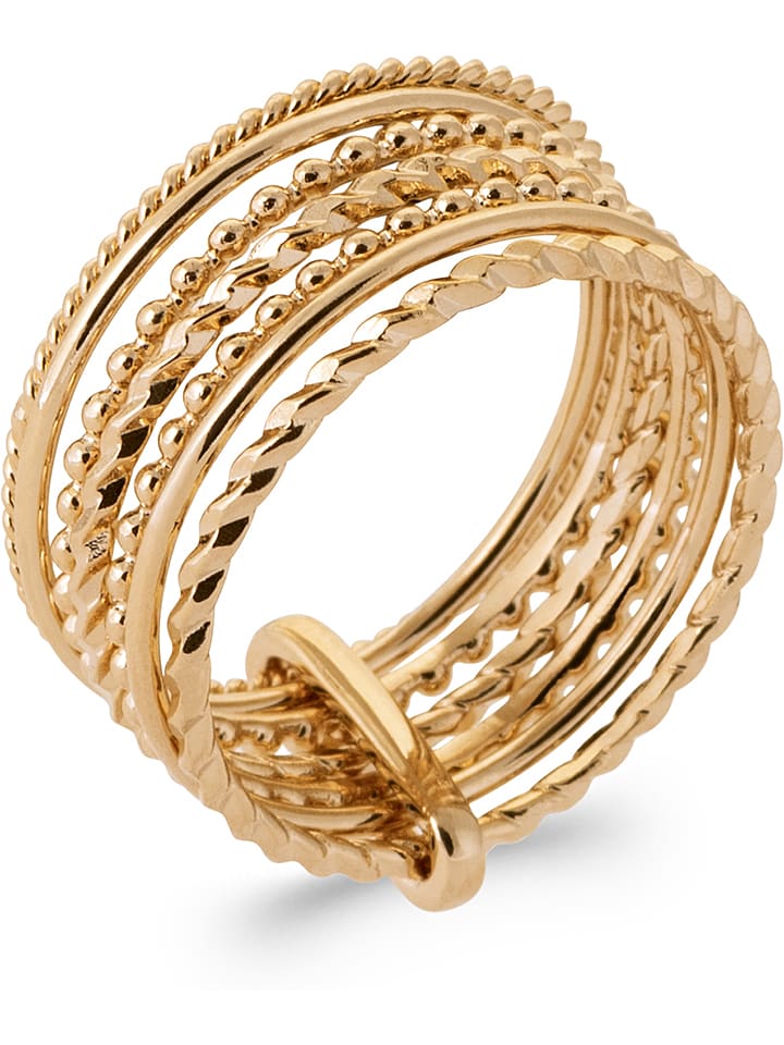 Lucette Pozłacany pierścionek rozmiar: 58