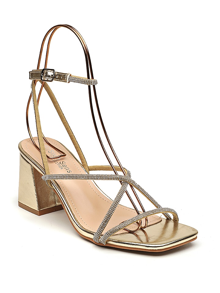 Sixth Sens Sandały w kolorze złotym rozmiar: 36