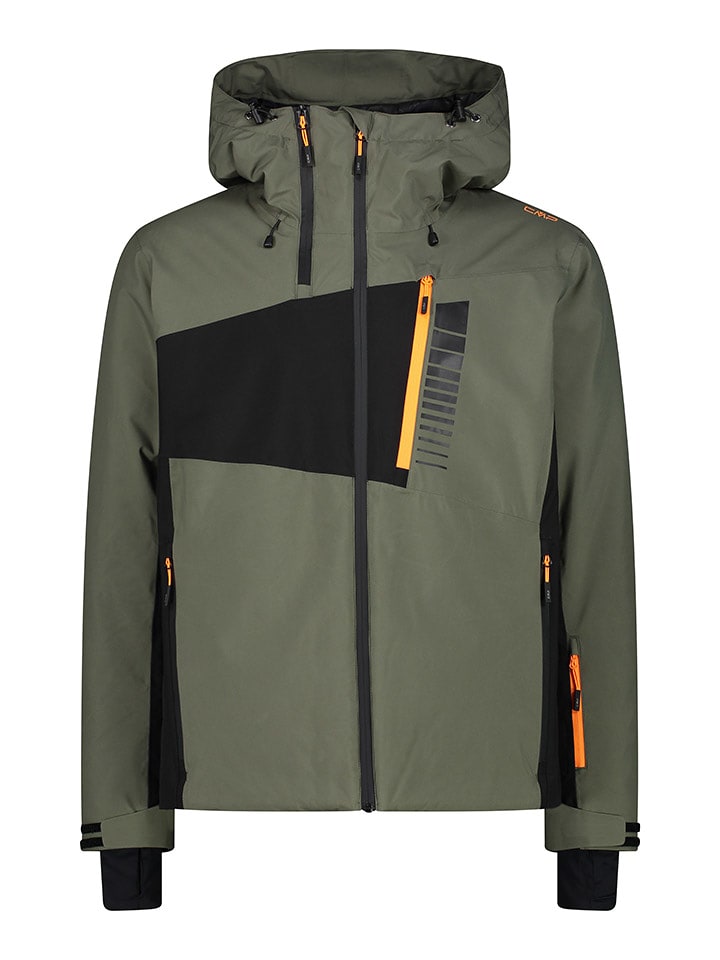 CMP Kurtka narciarska w kolorze oliwkowo-czarnym rozmiar: 46