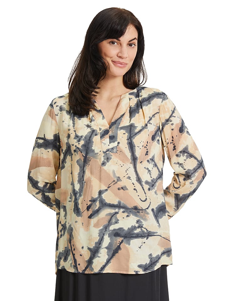 CARTOON Bluzka w kolorze beżowo-szarym rozmiar: 40