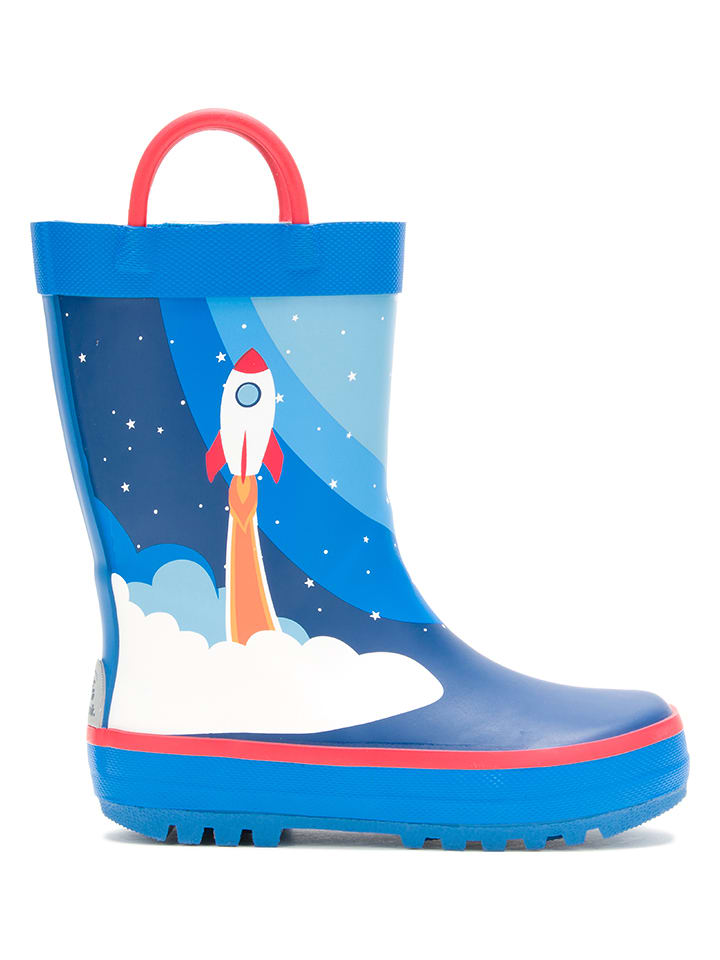 Kalosze "Rocketship" w kolorze niebieskim