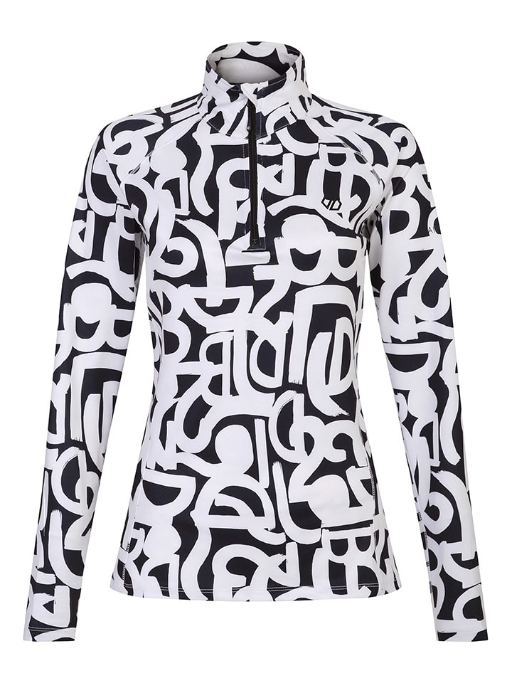 Dare 2b Koszulka funkcyjna "Divulge" w kolorze czarno-białym rozmiar: 36