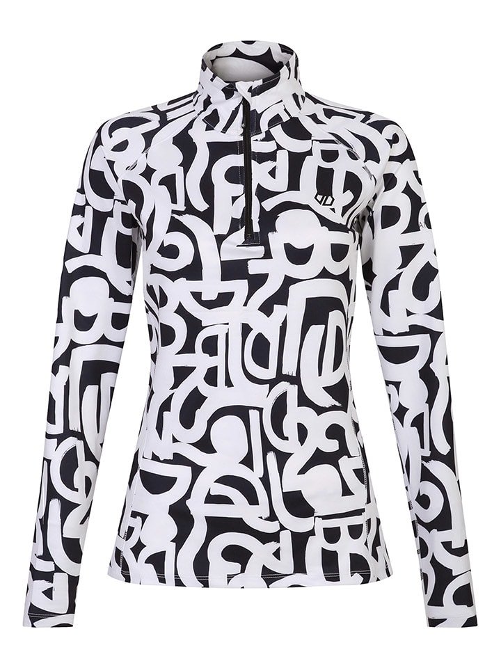 Dare 2b Koszulka funkcyjna "Divulge" w kolorze czarno-białym rozmiar: 36