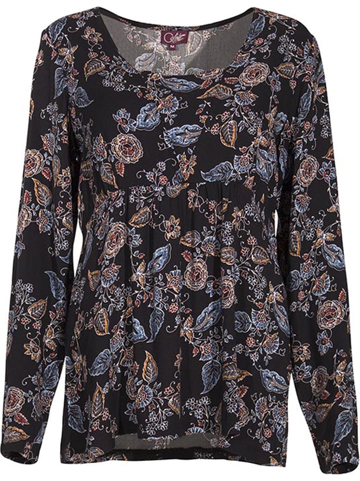 Bluzka w kolorze czarnym ze wzorem