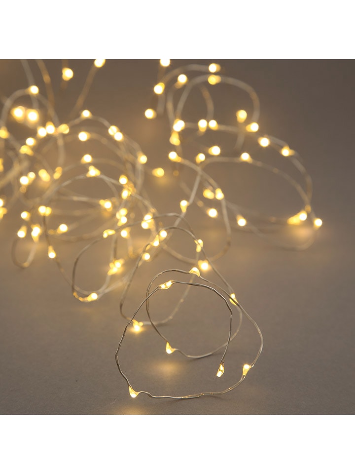 Boltze Łańcuch świetlny LED "Cascade" w kolorze srebrnym - dł. 550 cm rozmiar: onesize