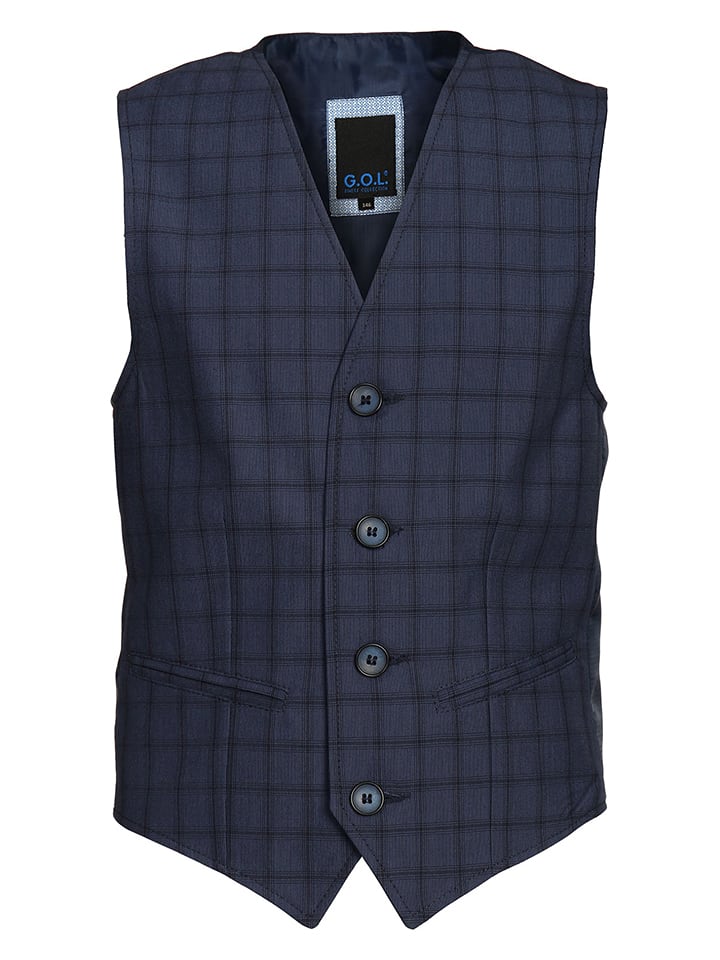 New G.O.L Kamizelka - Slim fit - w kolorze granatowym rozmiar: 176