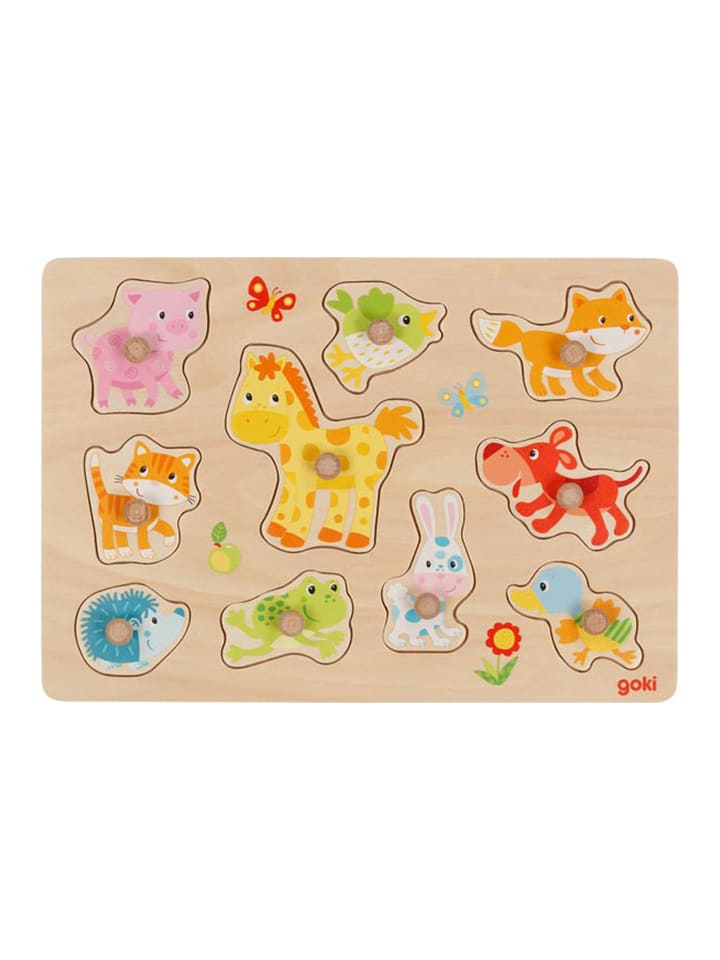 Goki 10-częściowa układanka - 12 m+ rozmiar: onesize