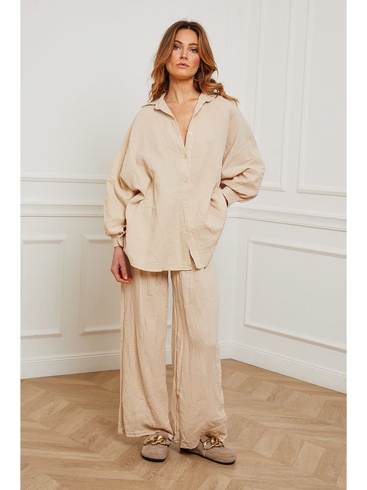 Joséfine 2-częściowy zestaw "Kouky" w kolorze beżowym rozmiar: S