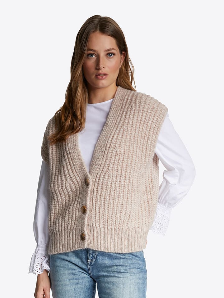 Rich & Royal Kardigan w kolorze beżowym rozmiar: S