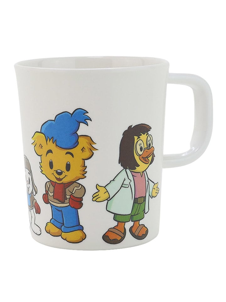 Rätt Start Kubek "Bamse Vulcano Island" w kolorze białym - wys. 10,5 cm - 250 ml rozmiar: onesize