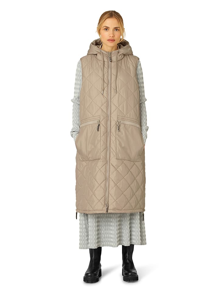 Ilse Jacobsen Kamizelka pikowana w kolorze beżowym rozmiar: 46