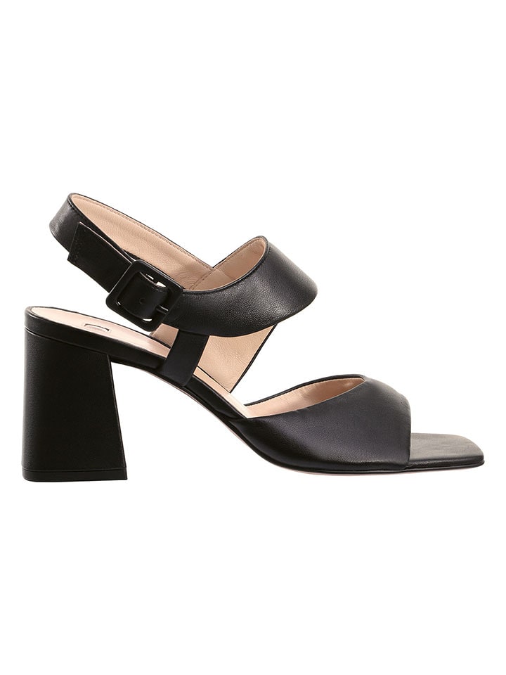 Högl Skórzane sandały "Julie" w kolorze czarnym rozmiar: 41,5