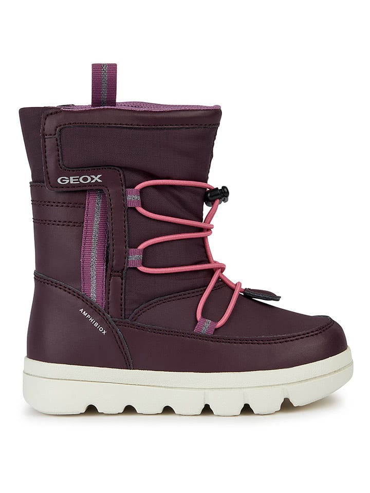 Geox Botki zimowe "Willaboom" w kolorze fioletowym rozmiar: 28