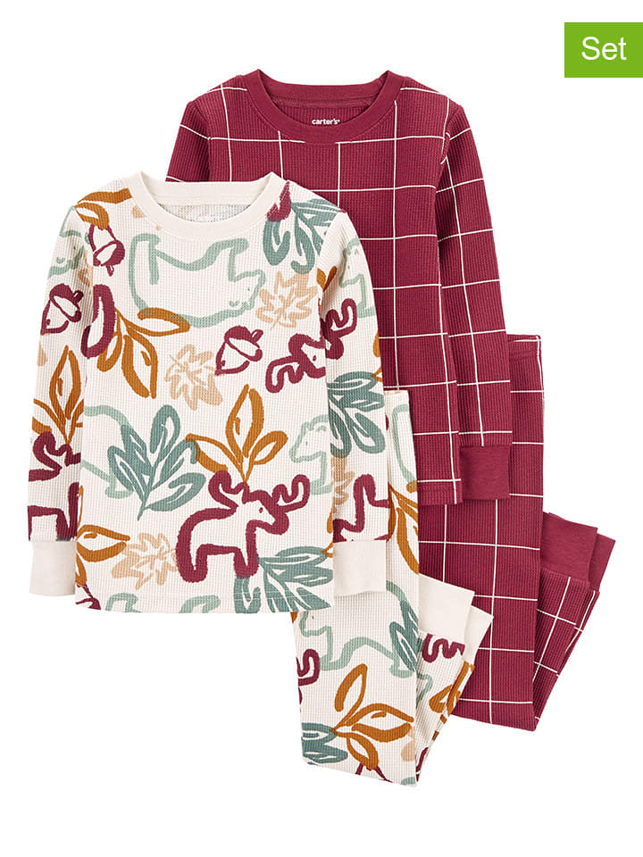 carter's Piżama (2 szt.) w kolorze czerwonym ze wzorem rozmiar: 110