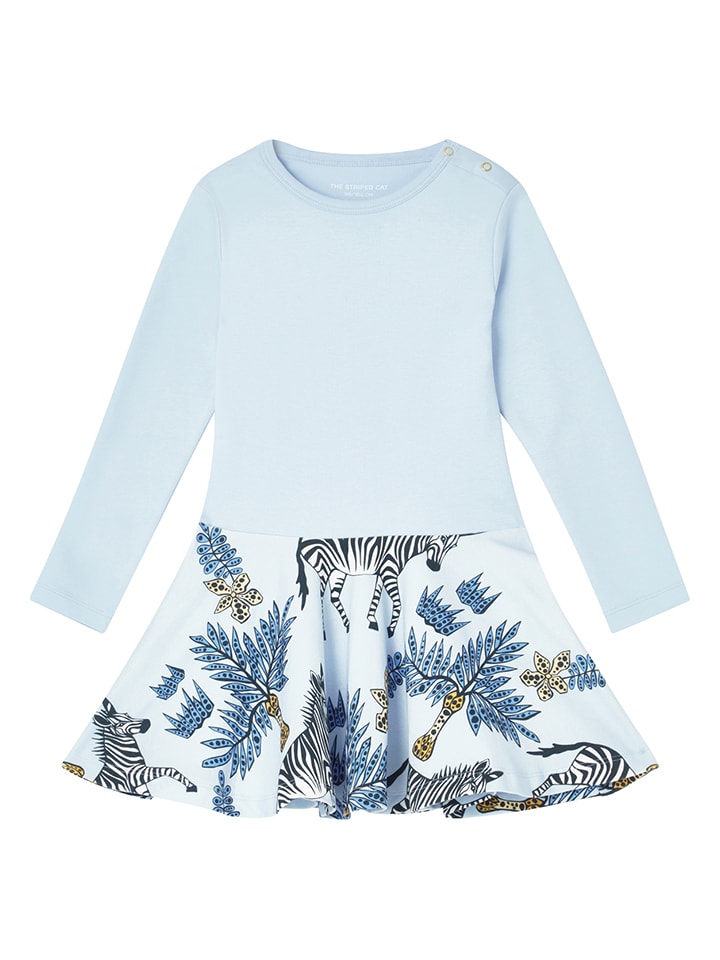 THE STRIPED CAT Sukienka w kolorze błękitnym rozmiar: 86/92