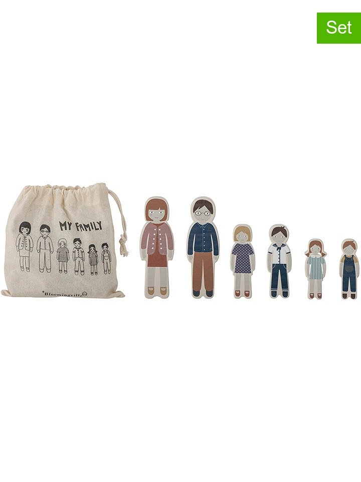 Bloomingville Figurki (6 szt.) "Wilton" do zabawy - 2+ rozmiar: onesize