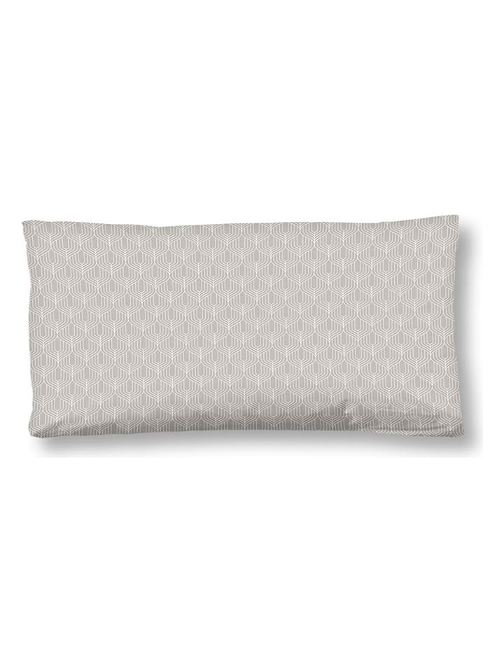 Hip Satynowa poszewka "Bindi" w kolorze beżowym na poduszkę rozmiar: 40x80cm