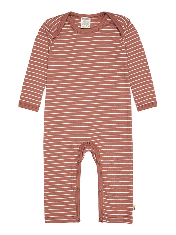 loud + proud Rampers w kolorze jasnobrązowym rozmiar: 86/92