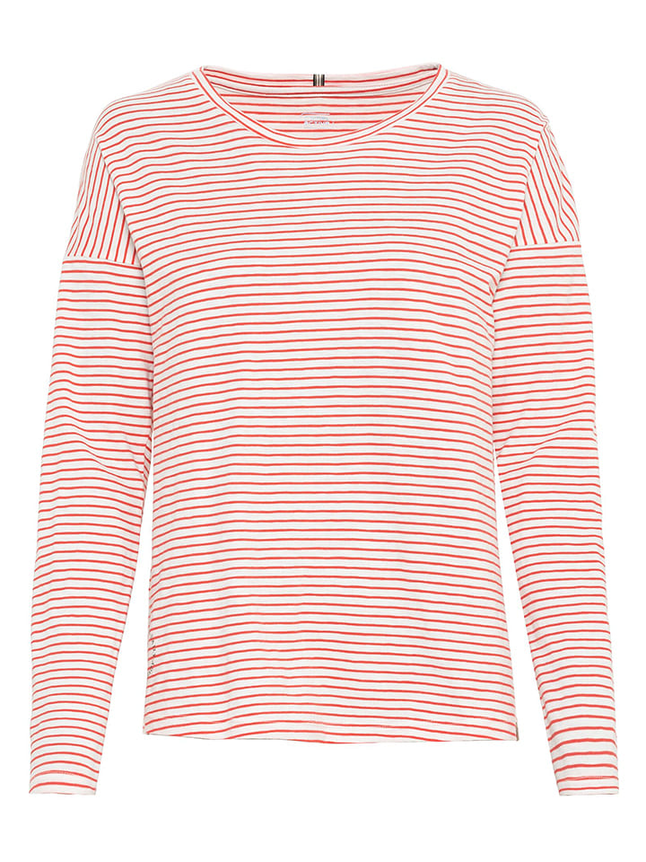 Camel Active Koszulka w kolorze czerwono-białym rozmiar: XS