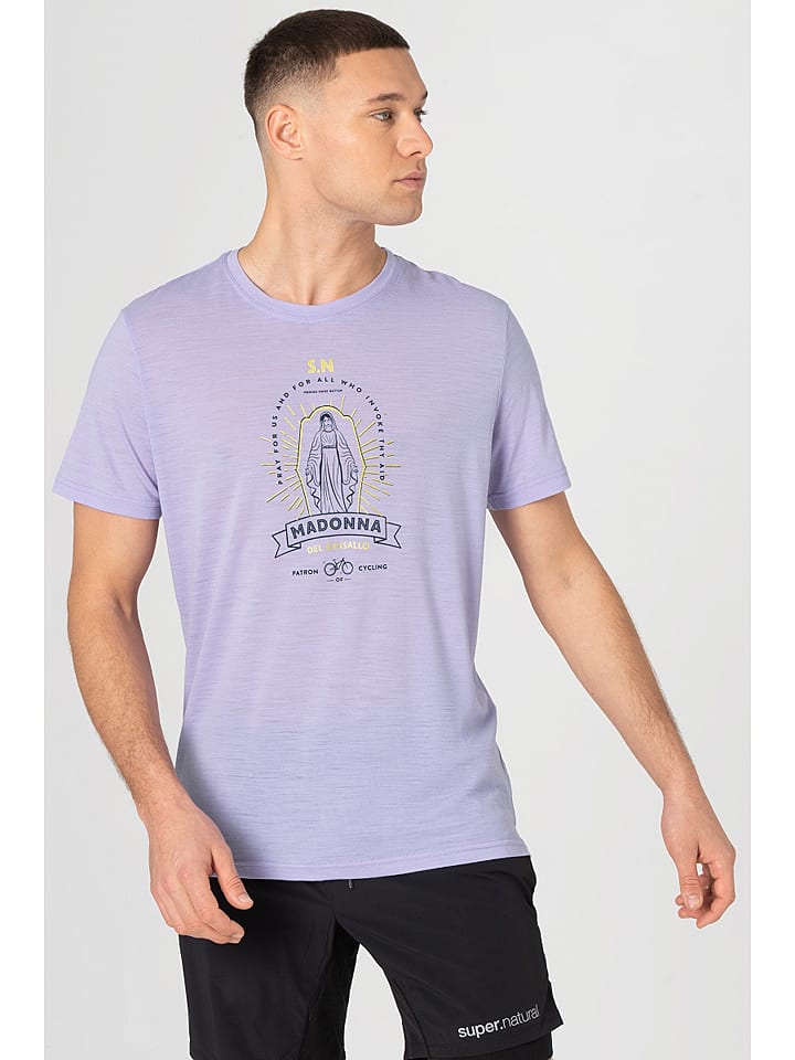 super.natural Koszulka "Santa Patrona" w kolorze lawendowym rozmiar: XL