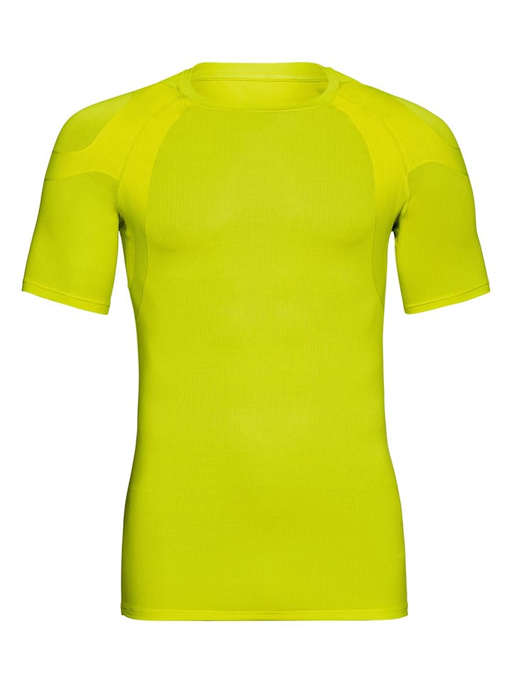 Koszulka funkcyjna "Active Spine 2.0" w kolorze żółtym