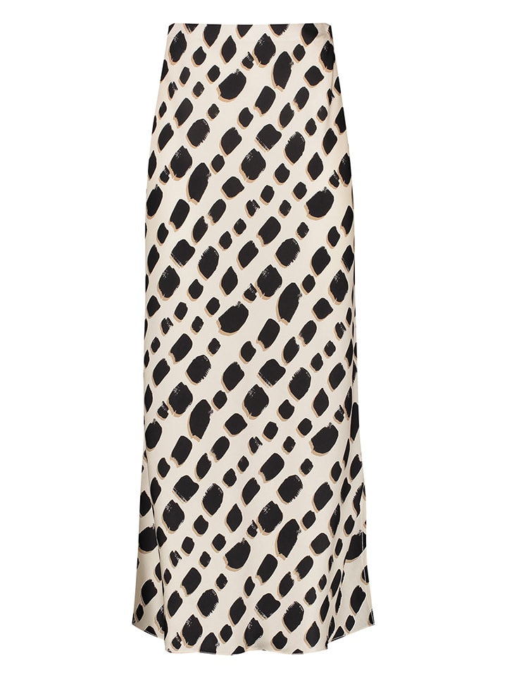 Spódnica w kolorze kremowo-czarnym