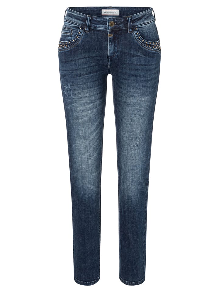 Timezone Dżinsy "Tahila" - Regular fit - w kolorze granatowym rozmiar: W33/L30