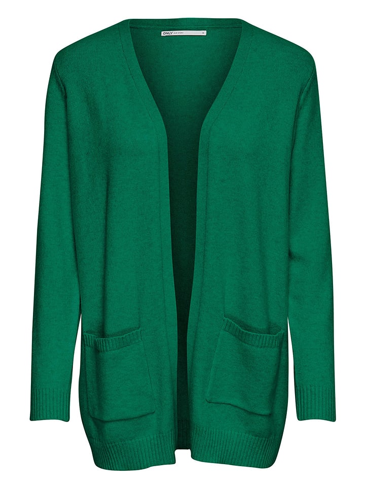 Kardigan "Lesly" w kolorze zielonym