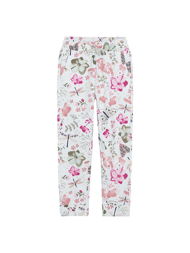 COOL CLUB Spodnie dresowe w kolorze białym rozmiar: 116