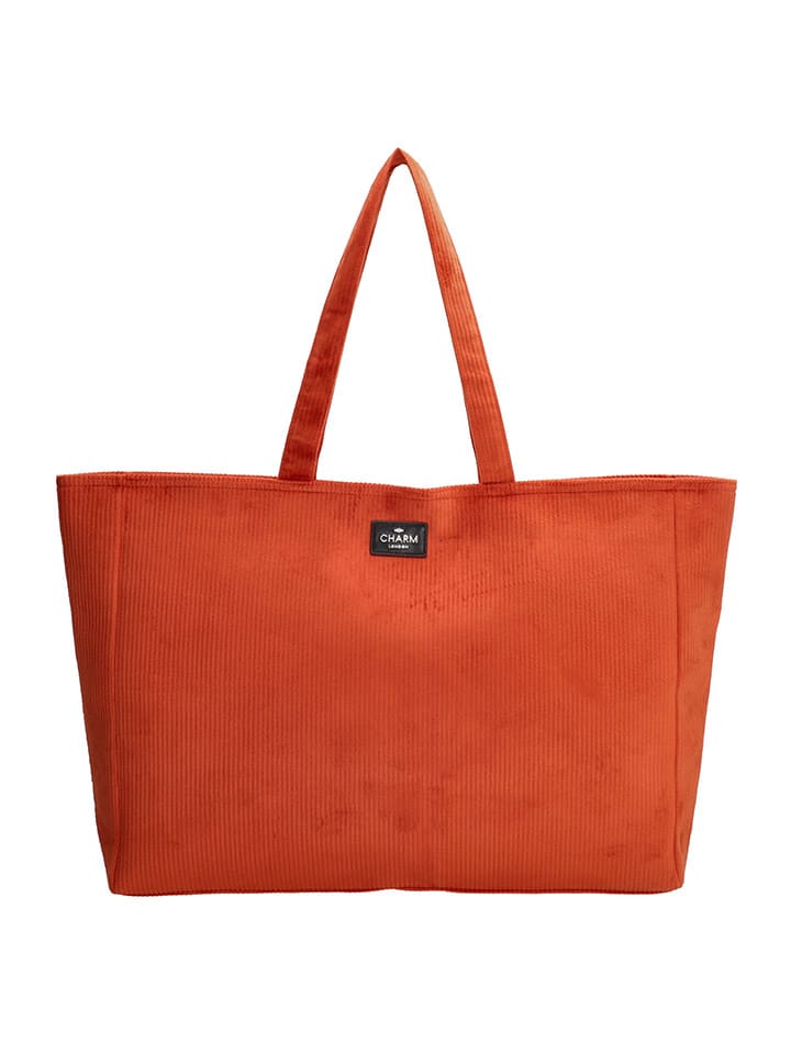 Shopper bag "Forestdale" w kolorze czerwonym - 50 x 38 x 10,5 cm
