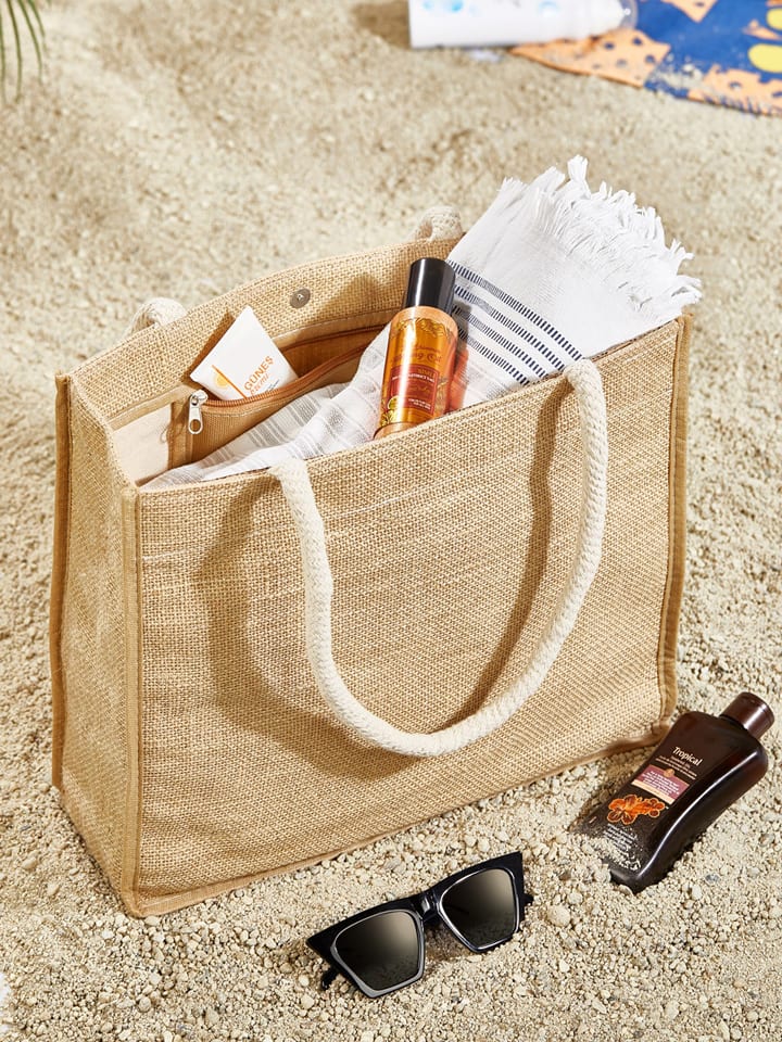 Madame Vogue Torba plażowa w kolorze beżowym - 40 x 35 x 15 cm rozmiar: onesize