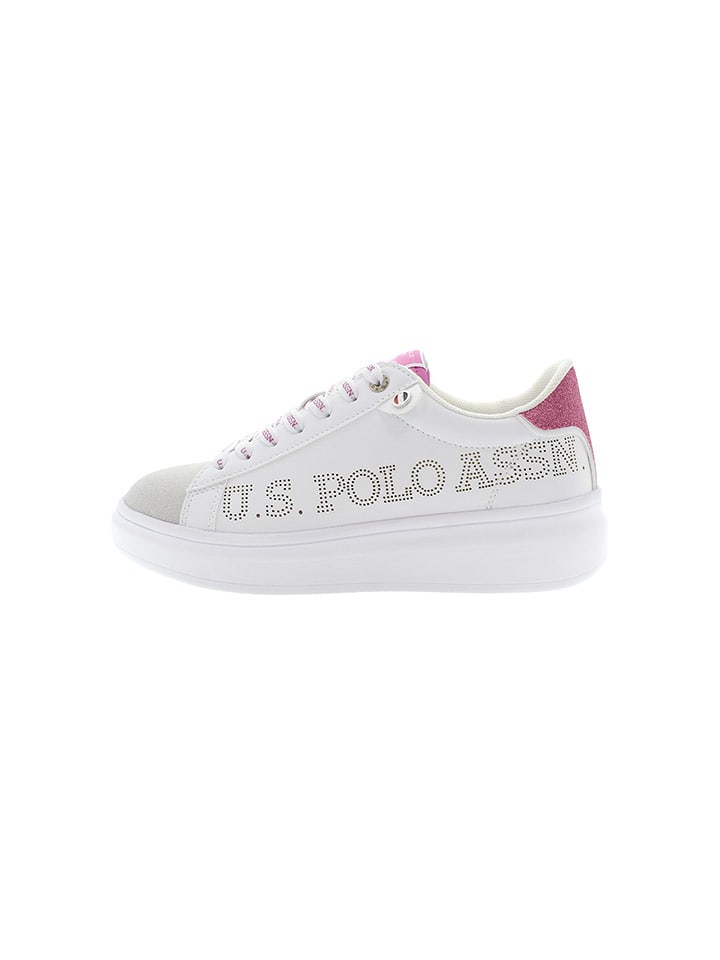 U.S. Polo Assn. Sneakersy w kolorze biało-różowym rozmiar: 36