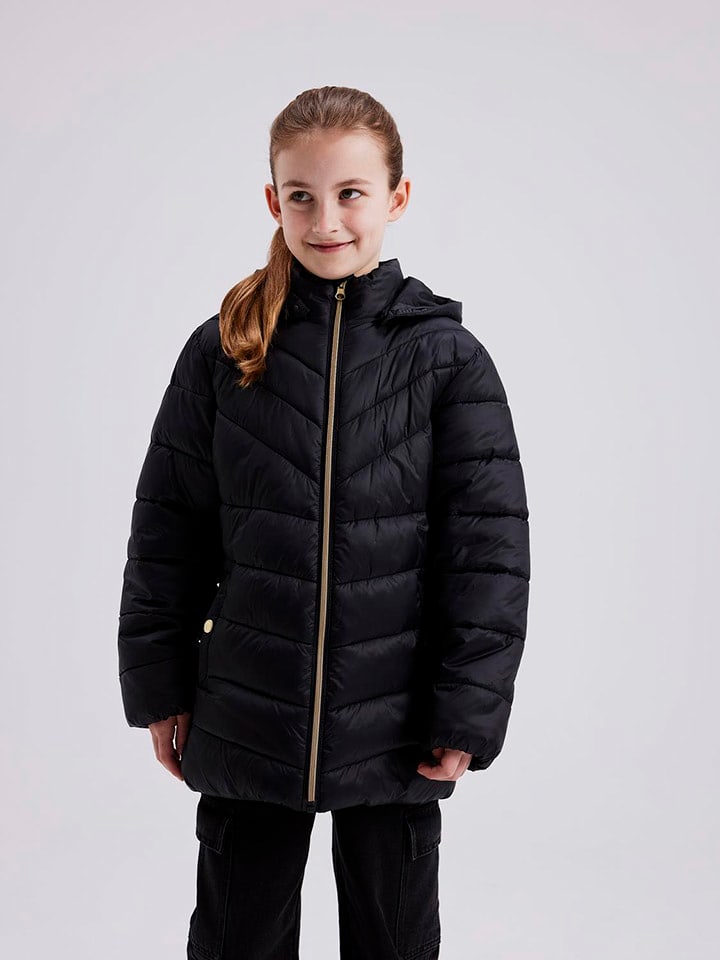name it Kurtka pikowana "Monay" w kolorze czarnym rozmiar: 146