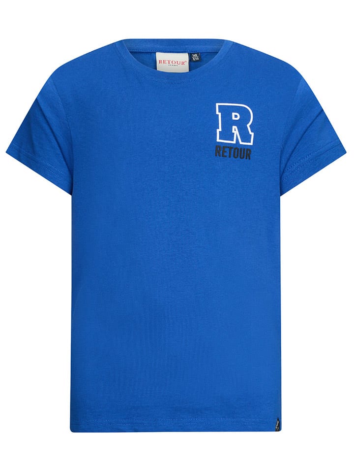 Retour Koszulka "Benneth" w kolorze niebieskim rozmiar: 176