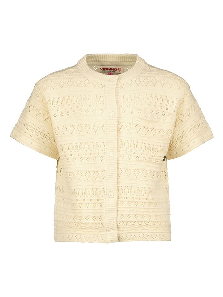 Vingino Kardigan w kolorze beżowym rozmiar: 152