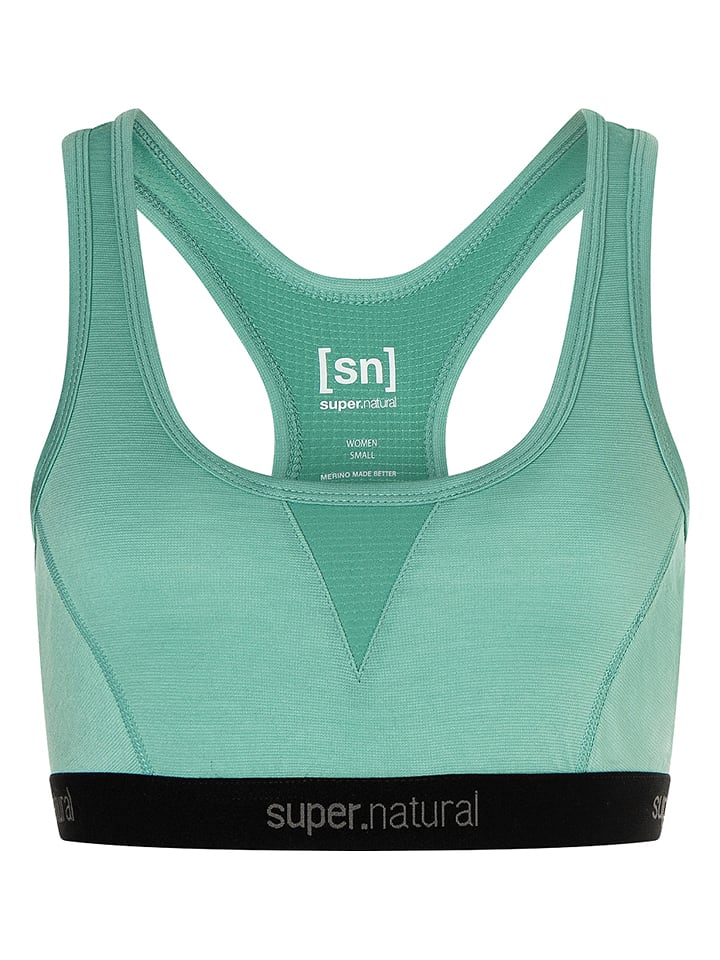 super.natural Biustonosz sportowy w kolorze turkusowym rozmiar: XL