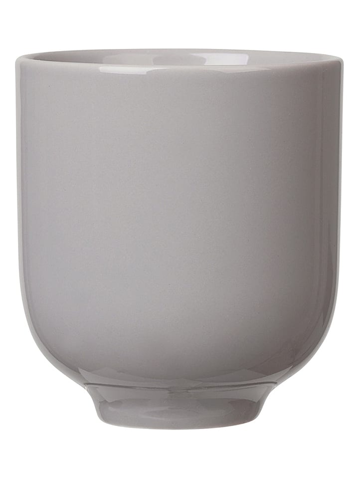 Kubek ''"Mourning Dove"" w kolorze szarym - wys. 8 x Ø 7,5 cm