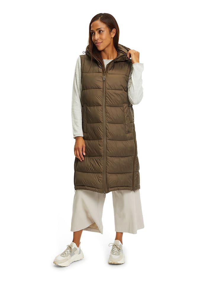 Betty Barclay Kamizelka pikowana w kolorze oliwkowym rozmiar: 42