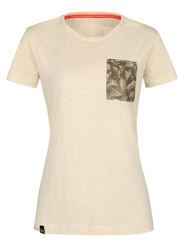 Salewa Koszulka funkcyjna "Puez" w kolorze beżowym rozmiar: 38