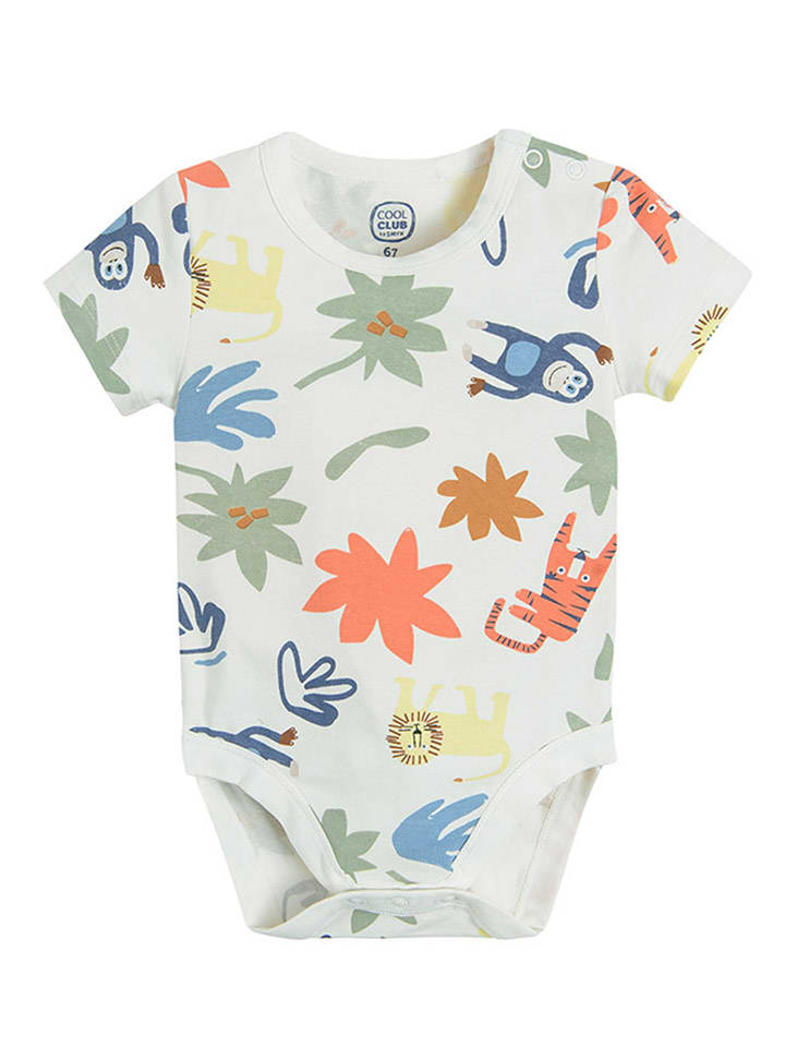 COOL CLUB Body w kolorze białym rozmiar: 74