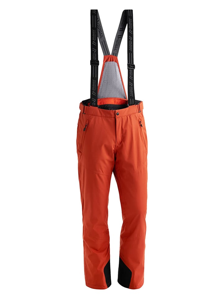 Maier Sports Spodnie narciarskie w kolorze czerwonym rozmiar: 48