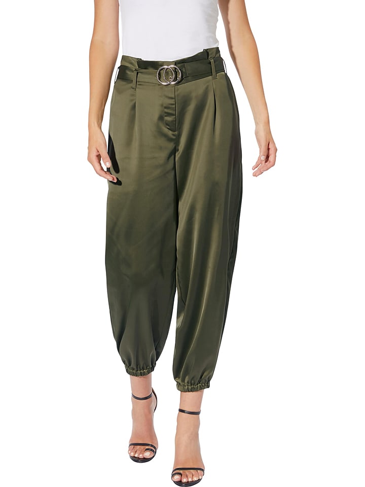 Heine Spodnie w kolorze oliwkowym rozmiar: 42