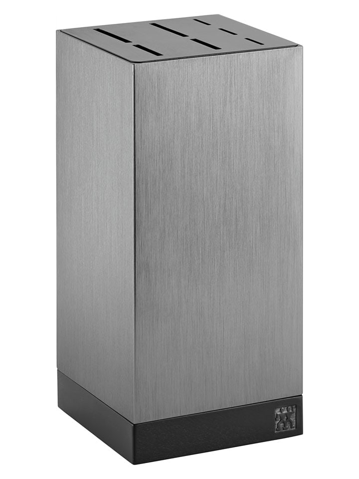 Zwilling Blok "Twin" w kolorze srebrnym na noże - 11,7 x 25 x 11,7 cm rozmiar: onesize