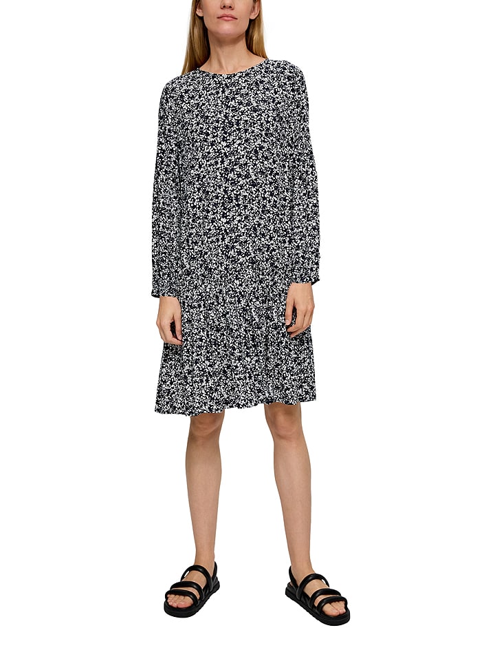 s.Oliver Sukienka w kolorze granatowo-białym rozmiar: 44