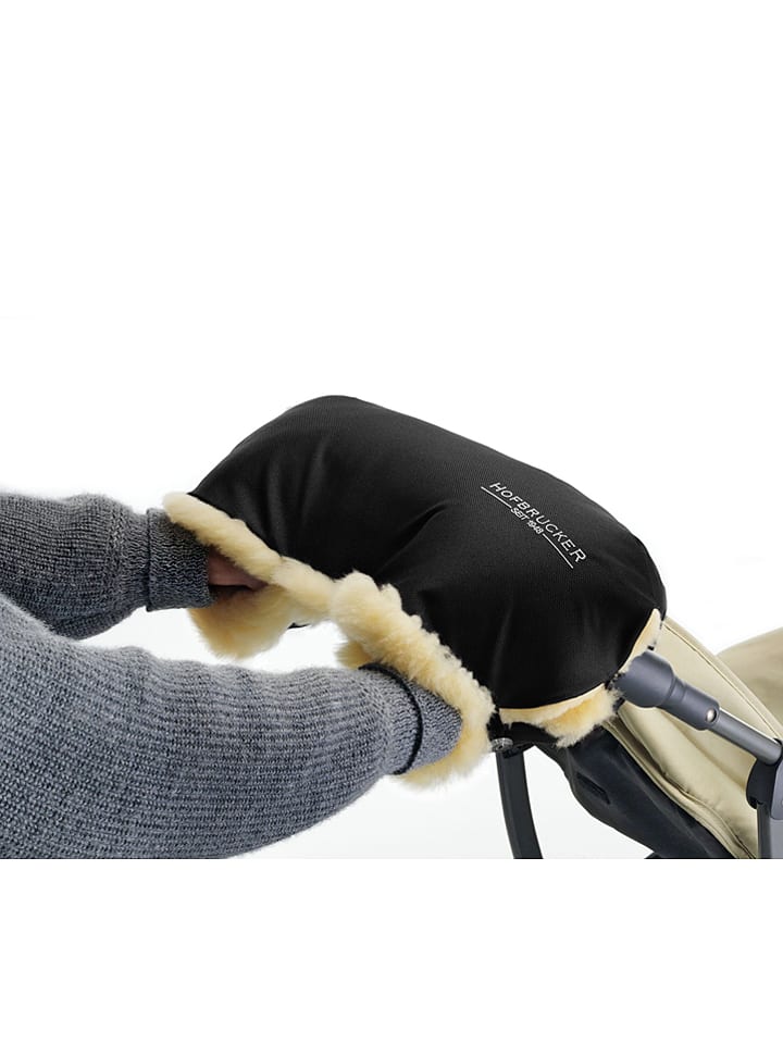 Hofbrucker Ocieplacz w kolorze czarnym do rąk - 55 x 24 cm rozmiar: onesize