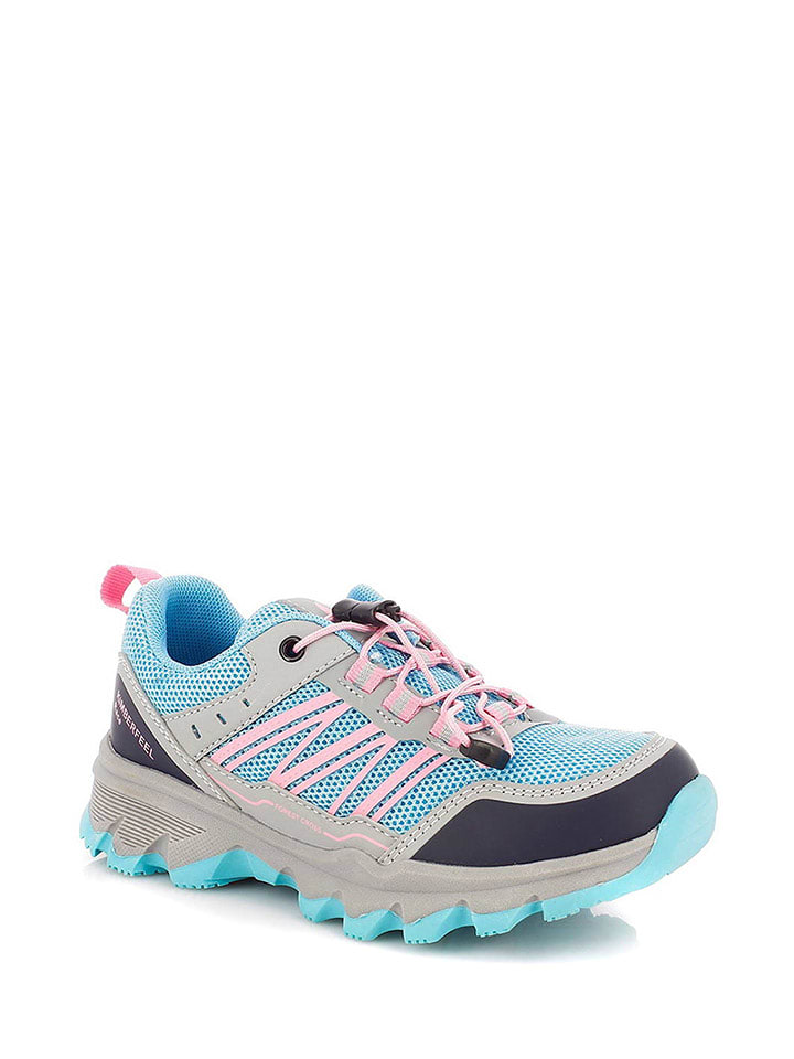 Kimberfeel Buty "Djody" w kolorze błękitno-szaro-jasnoróżowym do biegania rozmiar: 30